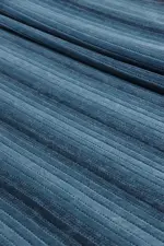 Horton Modern Mavi Yıkanabilir Polyester/Pamuk Makine Halısı - Görsel 7