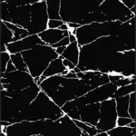 Torre Modern Siyah Polyester ve Pamuklu Yıkanabilir Kaydırmaz Taban Dijital Baskı Halı