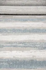 Givet Modern Krem Gri Desenli Polyester Makine Halısı - Görsel 6