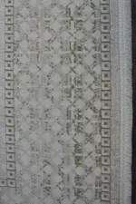 Veuil Çerçeveli Bej Akrilik Makine Halısı - Görsel 3