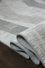 Gassin Modern Bej Akrilik Makine Halısı - Görsel 6