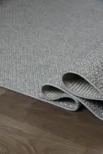 Alberi Modern Gri Polyester Makine Halısı - Görsel 6