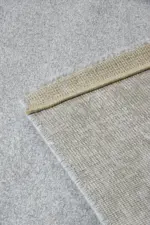 Pinto Shagy Gri Polyester Makine Halısı - Görsel 4