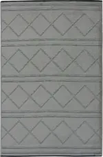 Bandol Modern Gri Yıkanabilir Polyester Makine Halısı