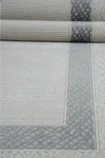 Mora Çerçeveli Krem Akrilik Makine Halısı - Görsel 5