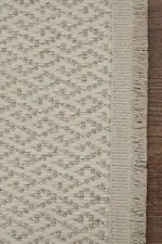 Wıgram Krem Modern Sisal Makine Halısı - Görsel 2