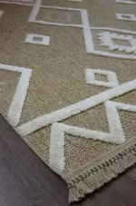 Nores Çerçeveli Vizon Polyester Makine Halısı - Görsel 2