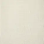 Mele Çerçeveli Krem Polyester Makine Halısı