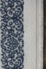 Dawley Çerçeveli Krem Akrilik Makine Halısı - Görsel 3