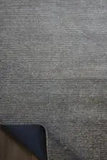 Nasino Modern Gri Polyester Makine Halısı - Görsel 4