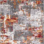 Santa Modern Multi Polyester ve Pamuklu Yıkanabilir Kaydırmaz Taban Dijital Baskı Halı