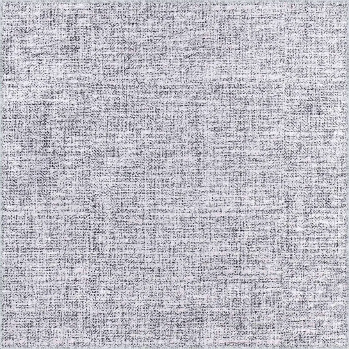 Satna Modern Gri Polyester ve Pamuklu Kaydırmaz Tabanlı Yıkanabilir Dijital Baskı Halısı - Görsel 3