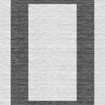 Norhalne Çerçeveli Gri Triko Akrilik Pamuk atkılı Makine Halısı