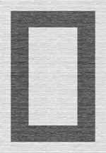 Norhalne Çerçeveli Gri Triko Akrilik Pamuk atkılı Makine Halısı