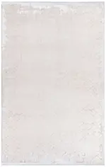 Varde Modern Krem Polyester Kaydırmaz Tabanlı Makine Halısı