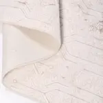 Arslev Modern Krem Polyester Kaydırmaz Tabanlı Makine Halısı - Görsel 3