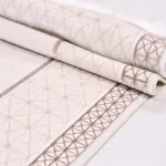 Resdal Çerçeveli Krem Polyester Kaydırmaz Tabanlı Makine Halısı - Görsel 6