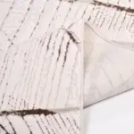 Uldum Modern Krem Polyester Kaydırmaz Tabanlı Makine Halısı - Görsel 6