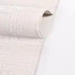 Vester Modern Krem Polyester Kaydırmaz Tabanlı Makine Halısı - Görsel 5
