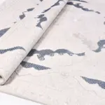 Arup Klasik Göbekli Krem Polyester Kaydırmaz Tabanlı Makine Halısı - Görsel 4