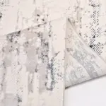 Fejring Modern Krem Polyester Kaydırmaz Tabanlı Makine Halısı - Görsel 6