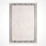 Olsted Çerçeveli Krem Polyester Kaydırmaz Tabanlı Makine Halısı - Görsel 2