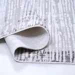 Gedved Modern Gri Polyester Kaydırmaz Tabanlı Makine Halısı - Görsel 4