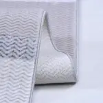 Tinget Modern Bej Polyetser Kaydırmaz Tabanlı Makine Halısı - Görsel 2