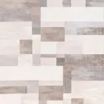 Lemn Modern Bej Polyester Kaydırmaz Tabanlı Makine Halısı