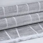 Hald Modern Gri Polyester Kaydırmaz Tabanlı Makine Halısı - Görsel 3