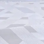 Bilidt Modern Krem Polyester Kaydırmaz Tabanlı Makine Halısı - Görsel 3