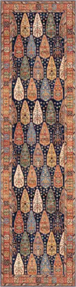 Rayon Çerçeveli Multi Polyester ve Pamuklu Kaydırmaz Tabanlı Yıkanabilir Dijital Baskı Halısı - Görsel 4