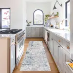 Bogra Modern Gri Polyester ve Pamuklu Kaydırmaz Tabanlı Yıkanabilir Dijital Baskı Halısı - Görsel 5