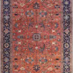 Nankin Çerçeveli Multi Polyester ve Pamuklu Kaydırmaz Tabanlı Yıkanabilir Dijital Baskı Halısı