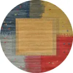 Purnia Modern Multi Polyester ve Pamuklu Kaydırmaz Tabanlı Yıkanabilir Dijital Baskı Halısı - Görsel 7