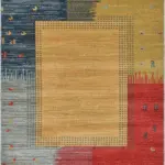 Purnia Modern Multi Polyester ve Pamuklu Kaydırmaz Tabanlı Yıkanabilir Dijital Baskı Halısı