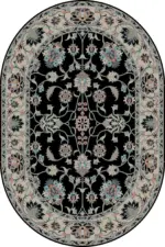 Hebi Çerçeveli Multi Polyester ve Pamuklu Kaydırmaz Tabanlı Yıkanabilir Dijital Baskı Halısı - Görsel 6