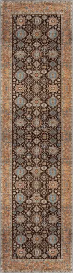 Naiman Çerçeveli Multi Polyester ve Pamuklu Kaydırmaz Tabanlı Yıkanabilir Dijital Baskı Halısı - Görsel 4