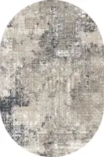 Habra Modern Gri Polyester ve Pamuklu Kaydırmaz Tabanlı Yıkanabilir Dijital Baskı Halısı - Görsel 6