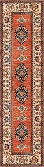 Puer Klasik Göbekli Bej Polyester ve Pamuklu Kaydırmaz Tabanlı Yıkanabilir Dijital Baskı Halısı - Görsel 4