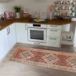 Lonas Klasik Göbekli Multi Polyester ve Pamuklu Kaydırmaz Tabanlı Yıkanabilir Dijital Baskı Halısı - Görsel 5