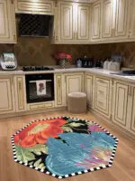 Aren Mutfak 08 Modern Multi Polyester Kaydırmaz Tabanlı Yıkanabilir Dijital Baskı Mutfak Halısı - Görsel 5