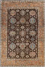 Naiman Çerçeveli Multi Polyester ve Pamuklu Kaydırmaz Tabanlı Yıkanabilir Dijital Baskı Halısı