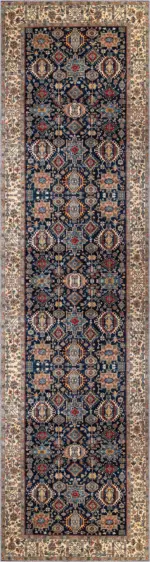 Nehe Çerçeveli Multi Polyester ve Pamuklu Kaydırmaz Tabanlı Yıkanabilir Dijital Baskı Halısı - Görsel 4