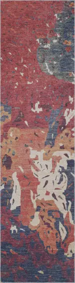 Lajas Modern Multi Polyester ve Pamuklu Kaydırmaz Tabanlı Yıkanabilir Dijital Baskı Halısı - Görsel 4