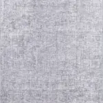 Satna Modern Gri Polyester ve Pamuklu Kaydırmaz Tabanlı Yıkanabilir Dijital Baskı Halısı