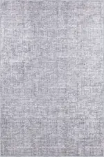 Satna Modern Gri Polyester ve Pamuklu Kaydırmaz Tabanlı Yıkanabilir Dijital Baskı Halısı