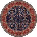 Pakse Çerçeveli Multi Polyester ve Pamuklu Kaydırmaz Tabanlı Yıkanabilir Dijital Baskı Halısı - Görsel 7