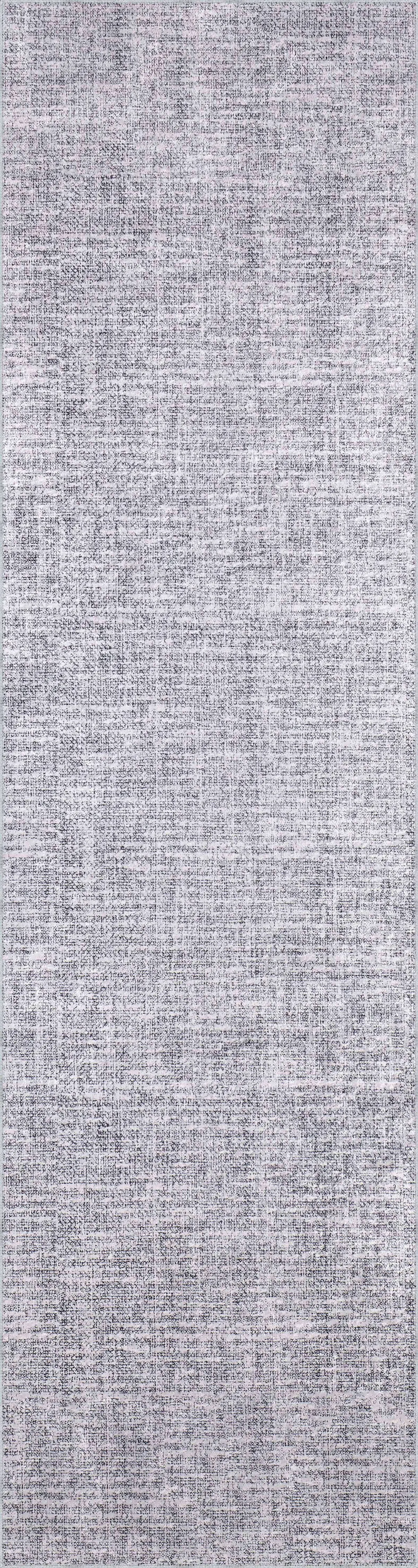 Satna Modern Gri Polyester ve Pamuklu Kaydırmaz Tabanlı Yıkanabilir Dijital Baskı Halısı - Görsel 4