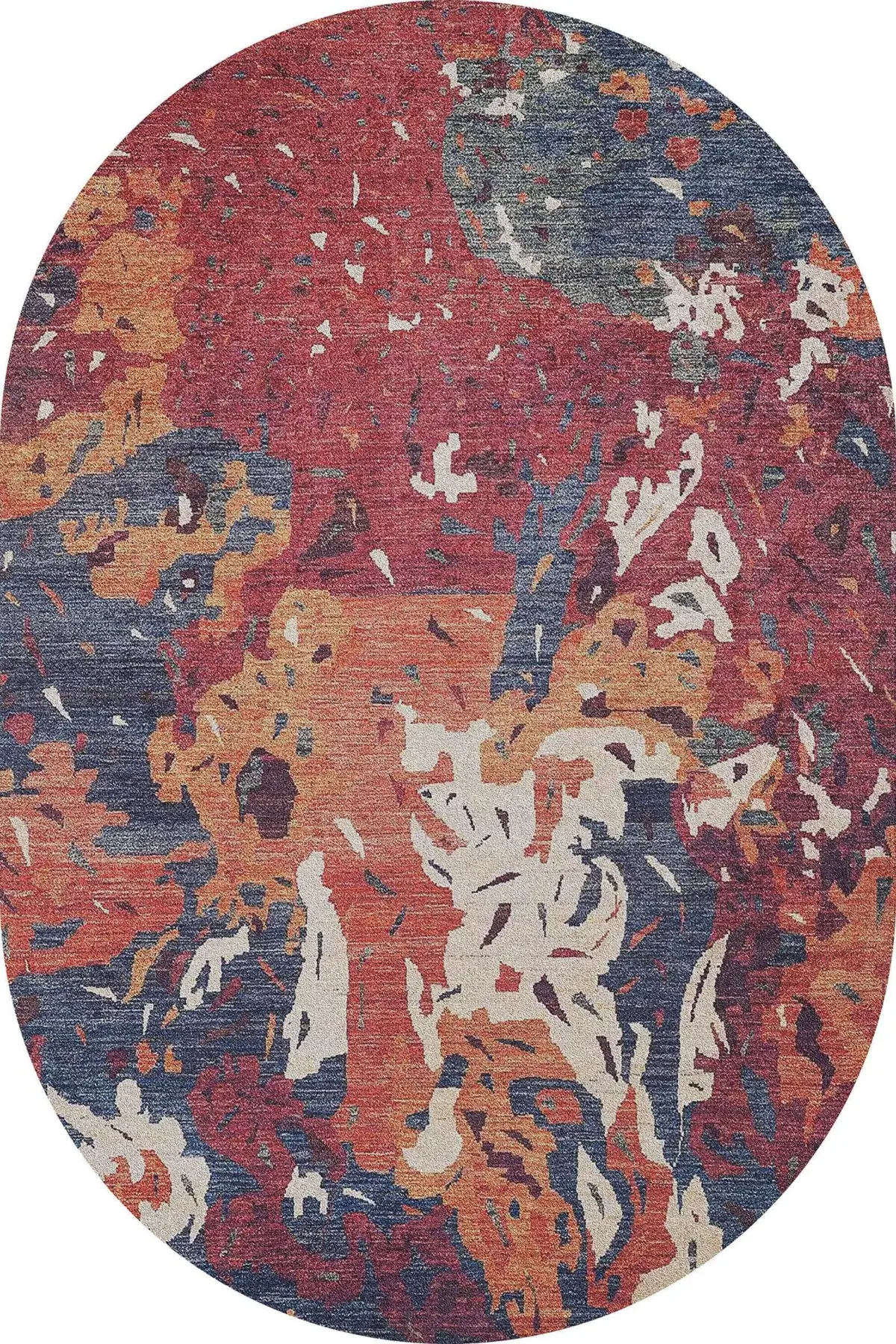 Doca Modern Multi Polyester ve Pamuklu Kaydırmaz Tabanlı Yıkanabilir Dijital Baskı Halısı - Görsel 6